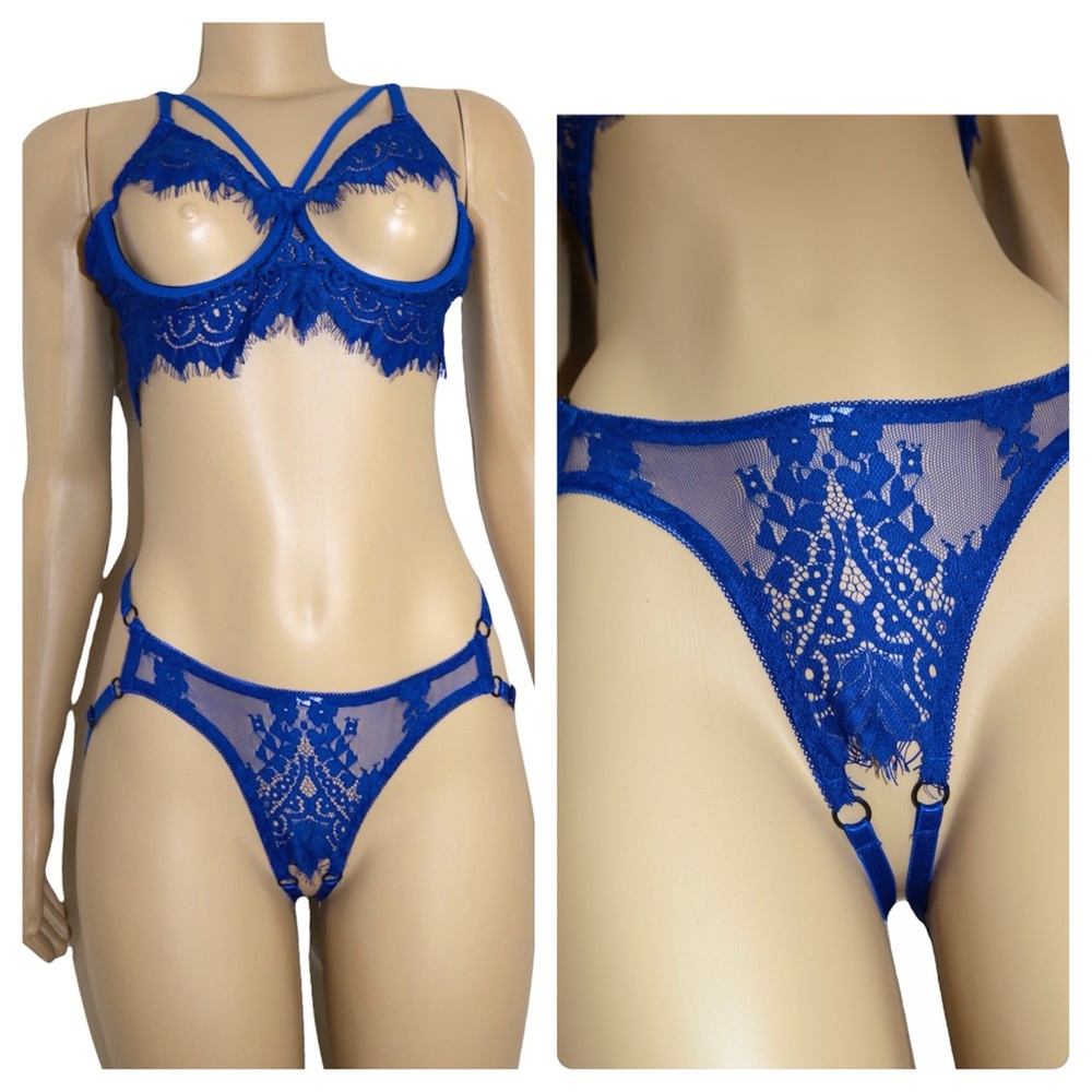 Crotchless Lingerie Set